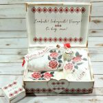        Trusou Botez Personalizat #Motiv Traditional Rosu