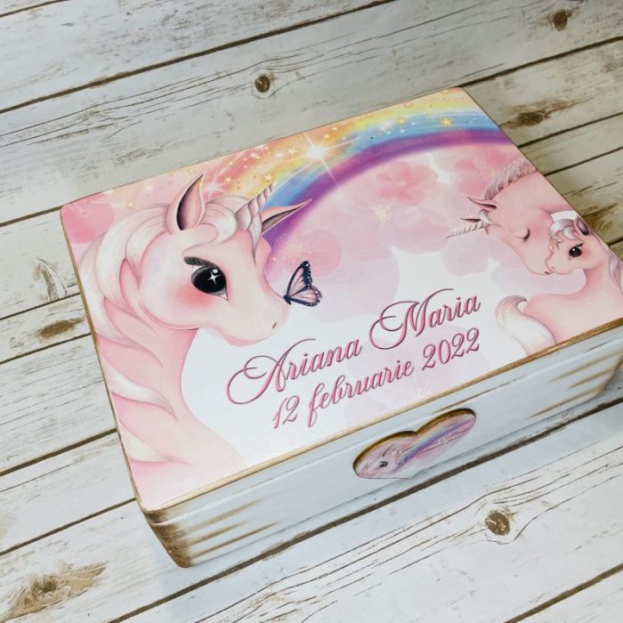 Cutie Botez Lemn #Unicorn - imagine 2