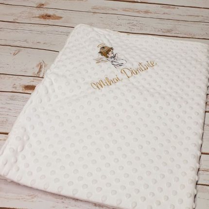 Paturica botez personalizata cadou