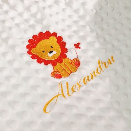 Paturica botez personalizata cadou