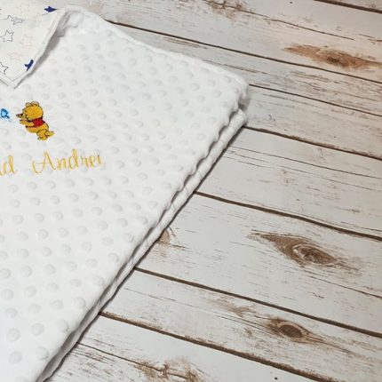 Paturica botez personalizata cadou