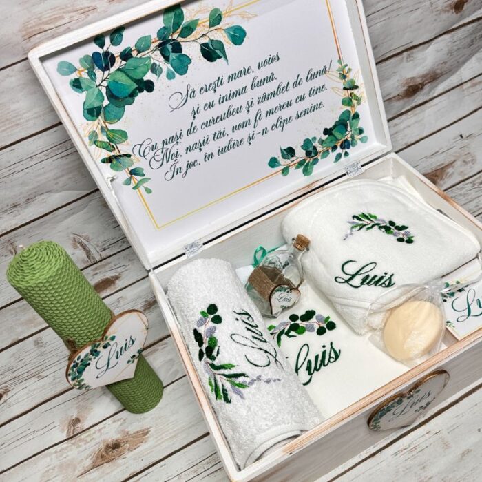 Trusou Botez Personalizat Eucalipt1 - imagine 3