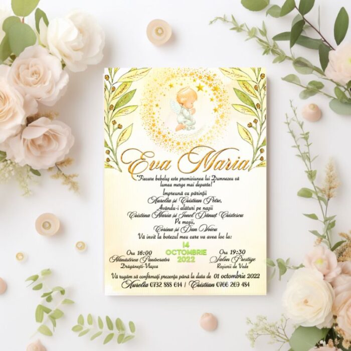 Invitație Botez Îngeraș1