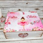 Trusou Botez Fetita Personalizat Balerina - imagine 2
