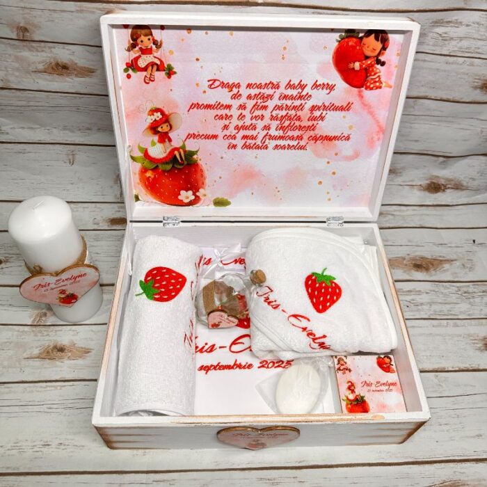 Trusou Botez Fetita Personalizat #Capsunica