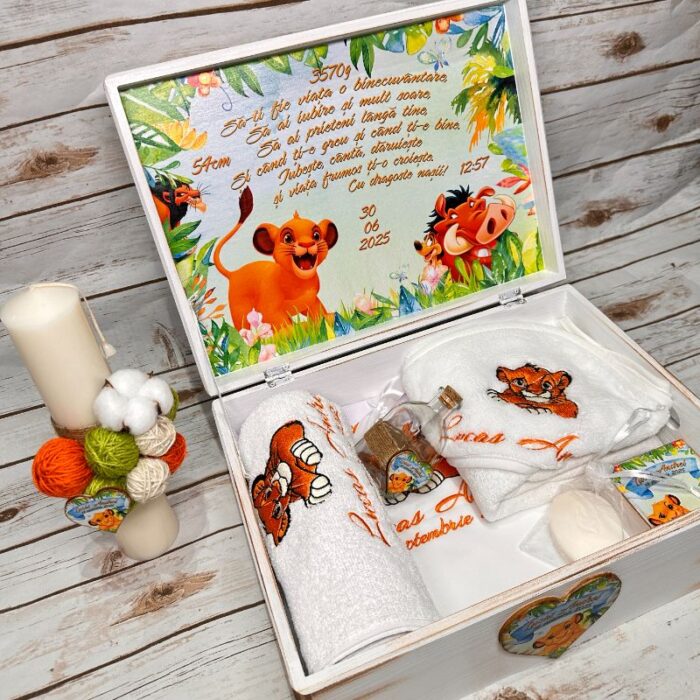 Trusou Botez Personalizat Regele Leu - imagine 3