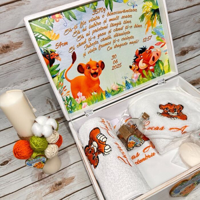 Trusou Botez Personalizat Regele Leu - imagine 4