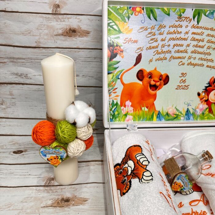 Trusou Botez Personalizat Regele Leu - imagine 5