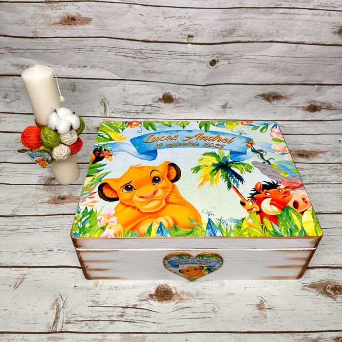 Trusou Botez Personalizat Regele Leu - imagine 7