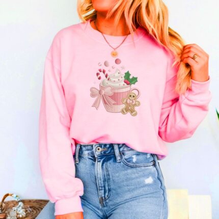 Hanorac dama oversize brodat Coffe Mug1