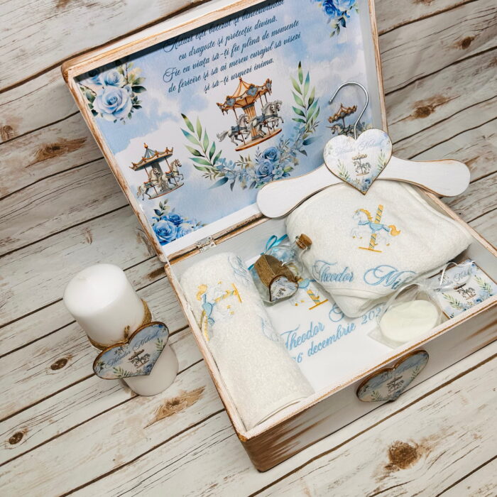 Trusou Botez Baiat Personalizat Carusel - imagine 3