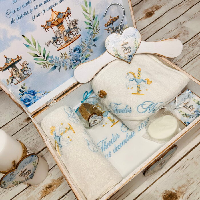 Trusou Botez Baiat Personalizat Carusel - imagine 4