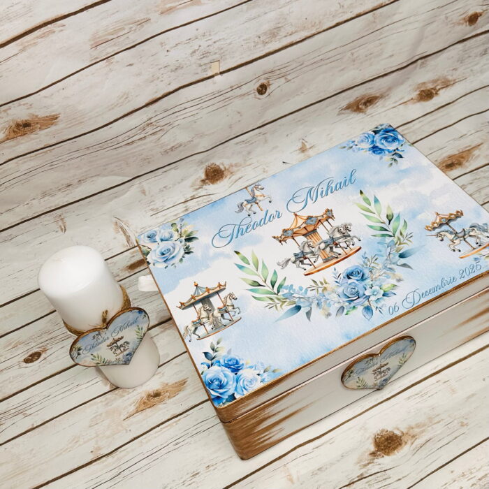 Trusou Botez Baiat Personalizat Carusel - imagine 5