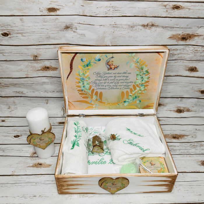 Trusou Botez Personalizat Baietel/Fetita Maslin