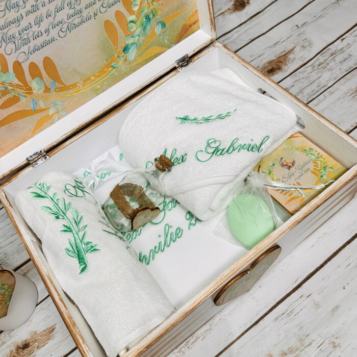 Trusou Botez Personalizat Baietel/Fetita Maslin - imagine 4